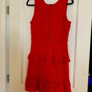 Chelsea28 Women Sleeveless Ruffled Dress